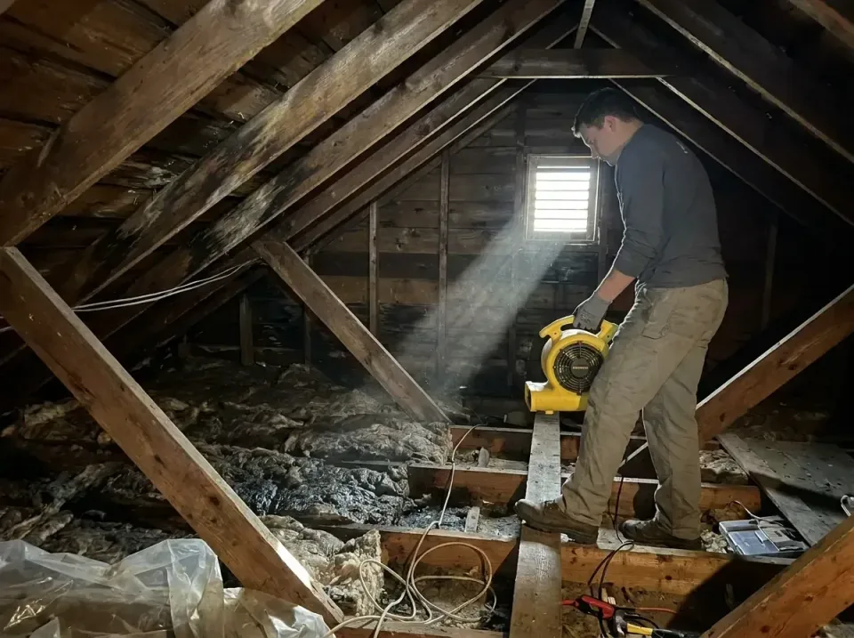 attic-water-damage-drying-proc-007 — frequently asked questions, Emergency Water Extraction & 24/7 Flood Response in Brimfie…
